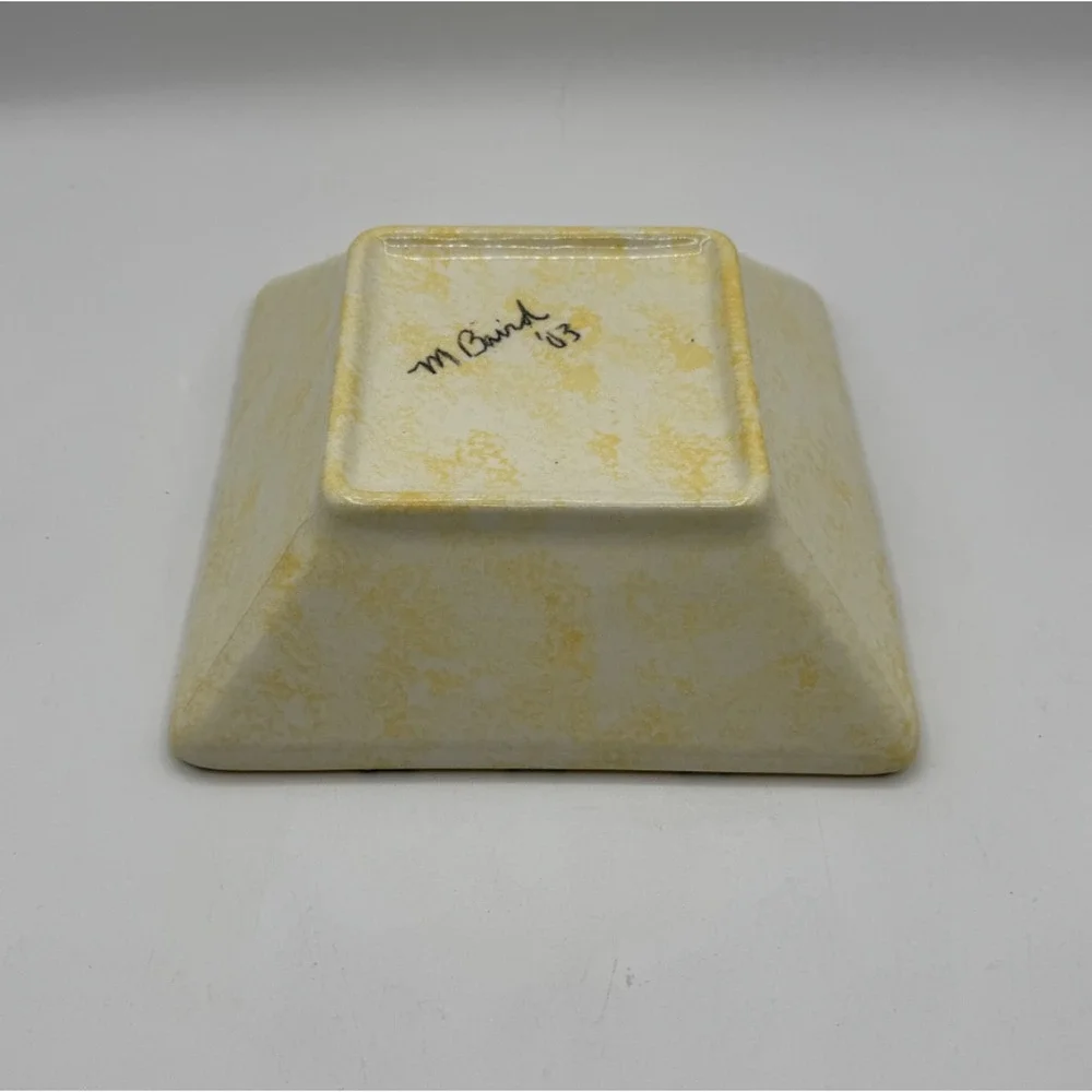 Hand Painted Ceramic Spanish Trinket Dish 8